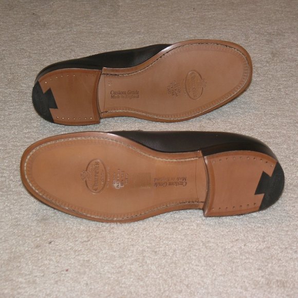 Churchs Barkson Brown Calf Leather Derbys 8 F NWB